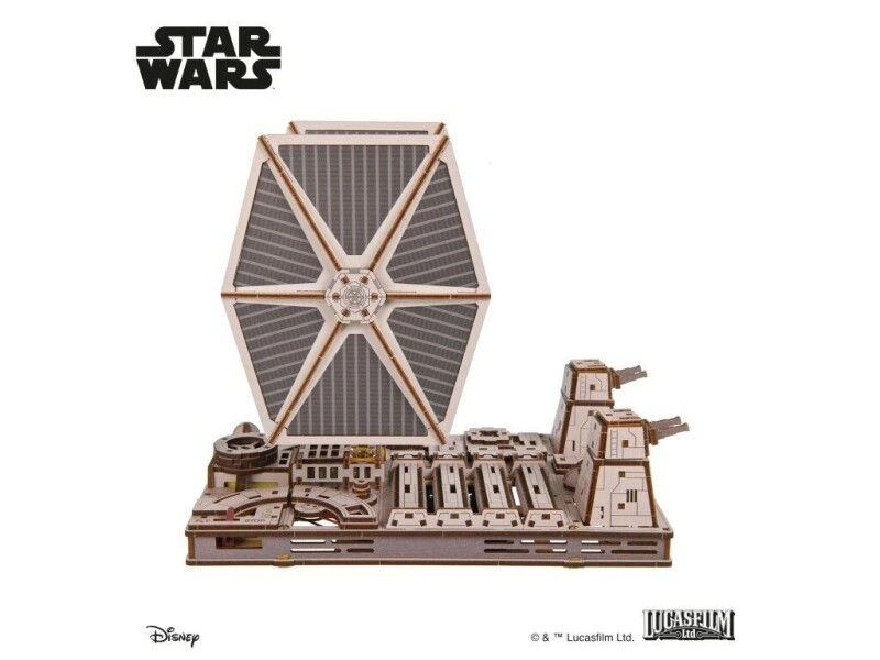 Ugears 3D dřevěná mechanická skládačka Star Wars Stíhačka TIE